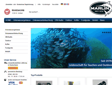Tablet Screenshot of marlin.de